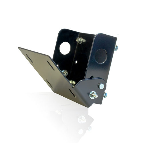 Mounting Bracket for RFID Armour System Antenna that detects workers on a jobsite in the danger back up zone of heavy equipment